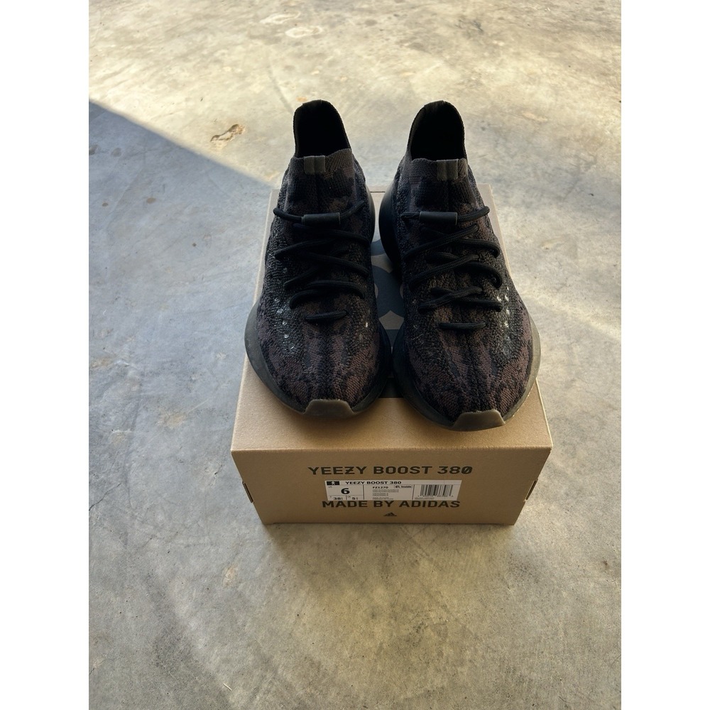 Used Size 6 - Adidas Yeezy Boost 380 Onyx Non-Reflective